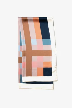 Vilanova Pañuelo Satinado Estampado Geométrico Multicolor Discount