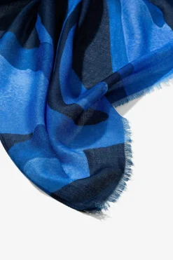 Vilanova Pañuelo Semitransparente Floral azul Best