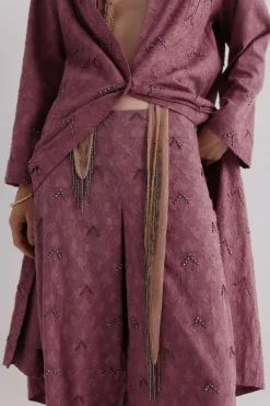 Hoss Intropia Paulina. Pantalones jaquard Rosa New