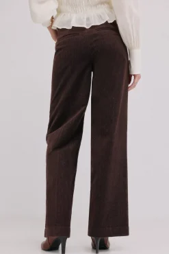 Hoss Intropia Pauline. Pantalón con doble abotonadura Marron Clearance