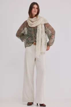 Hoss Intropia Payton. Pantalón de pana Marfil Clearance