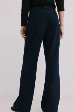 Hoss Intropia Peggy. Pantalones con pliegues Azul marino