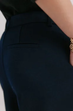 Hoss Intropia Peggy. Pantalones con pliegues Azul marino