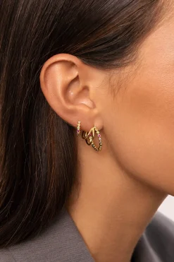 Singularu Pendiente Suelto Aro Orbit Baño Oro amarillo Online