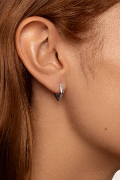 Singularu Pendiente Suelto Aro Point gris New