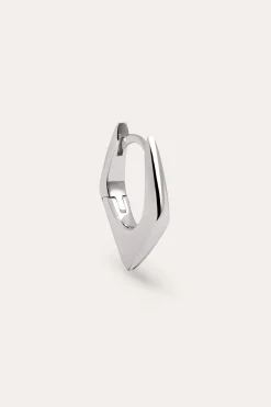 Singularu Pendiente Suelto Aro Point gris New