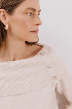 Cortefiel Pendientes de aro texturados Dorado Outlet