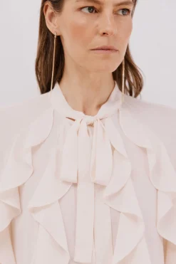 Cortefiel Pendientes de cascada Dorado New