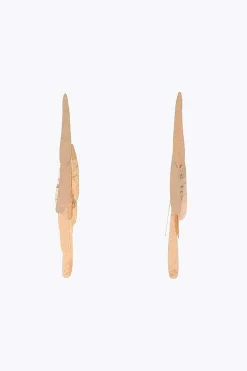 Lola Casademunt Pendientes flecos Dorado Discount