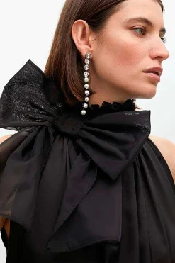 Lola Casademunt Pendientes joya Gris oscuro Outlet