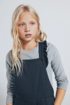 Springfield Kids Peto Cuadros niña gris Online