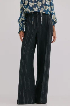 Hoss Intropia Pietra. Pantalón a rayas Gris oscuro Best