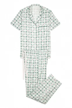 Women'secret Pijama camisero algodón cuadros estampado Outlet