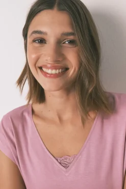 Women'secret Pijama Capri viscosa soft touch rosa Online