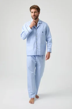 Kiff-Kiff Pijama Kiff Kiff 100% Algodón Cuadros azul Discount