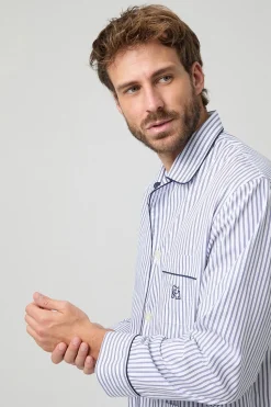 Kiff-Kiff Pijama Kiff Kiff 100% Algodón Rayas blanco Discount