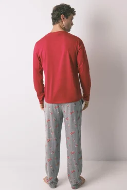 Women'secret Pijama largo 100% algodón Buddies rojo Online