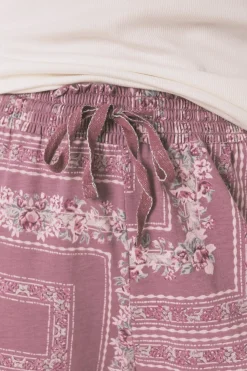 Women'secret Pijama largo algodón estampado flores marfil Best