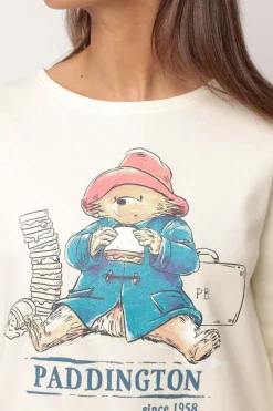 Admas Pijama largo estampado Paddington para mujer beige Online