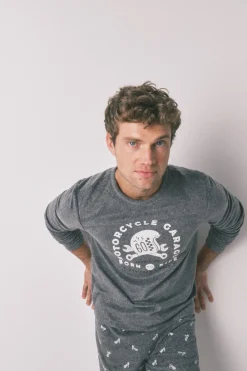 Women'secret Pijama largo hombre polar 