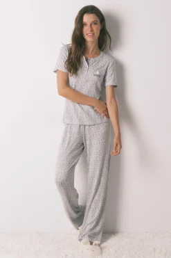 Women'secret Pijama largo manga corta animal Miffy estampado Clearance