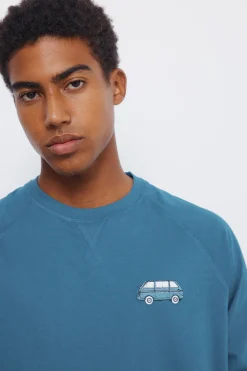 Springfield Pijama largo manga raglan pantalón coches azul New