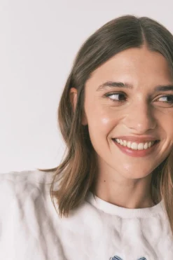 Women'secret Pijama largo polar suave blanco marfil Discount