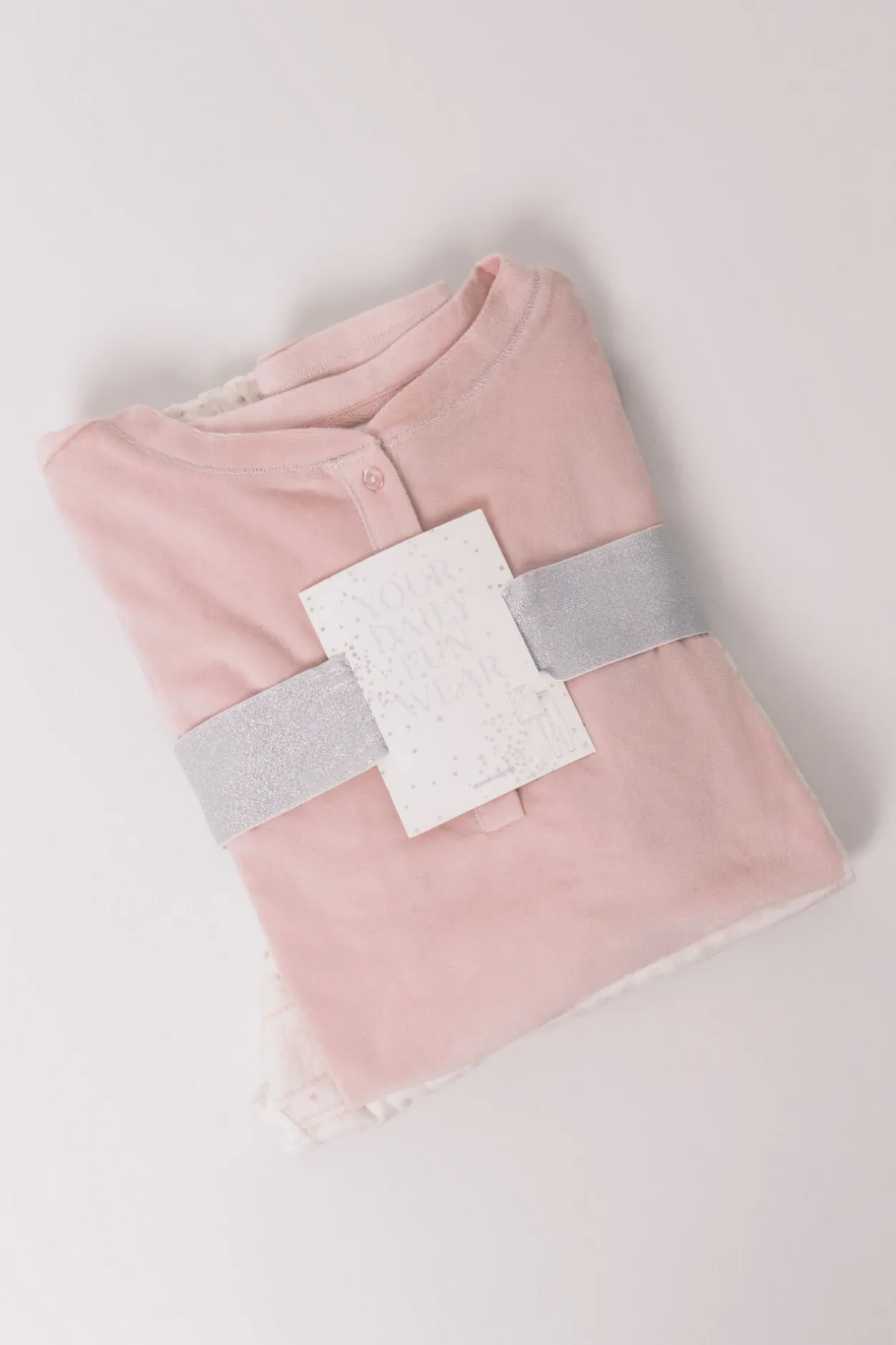 Women'secret Pijama largo polar suave cenefas rosa Clearance