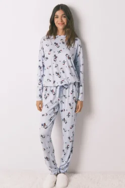 Women'secret Pijama largo Snoopy super soft estampado Hot