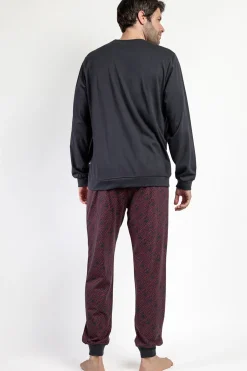 Admas Pijama largo Star Wars 100% algodón para hombre gris Online