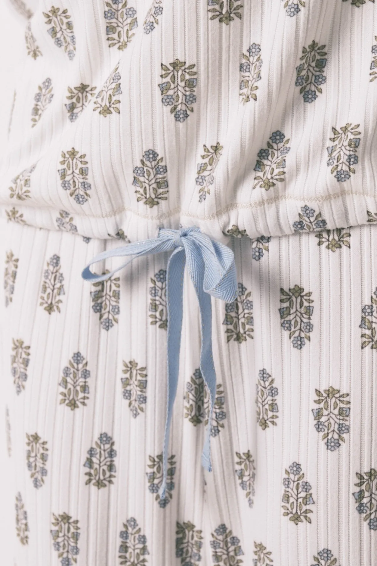 Women'secret Pijama largo super soft flores blanco Discount