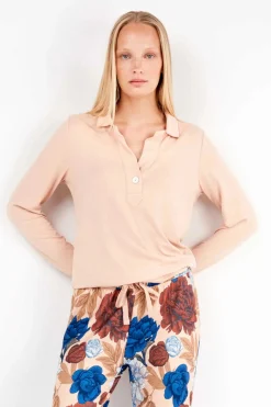 Gisela Pijama punto estampado floral rosa Online