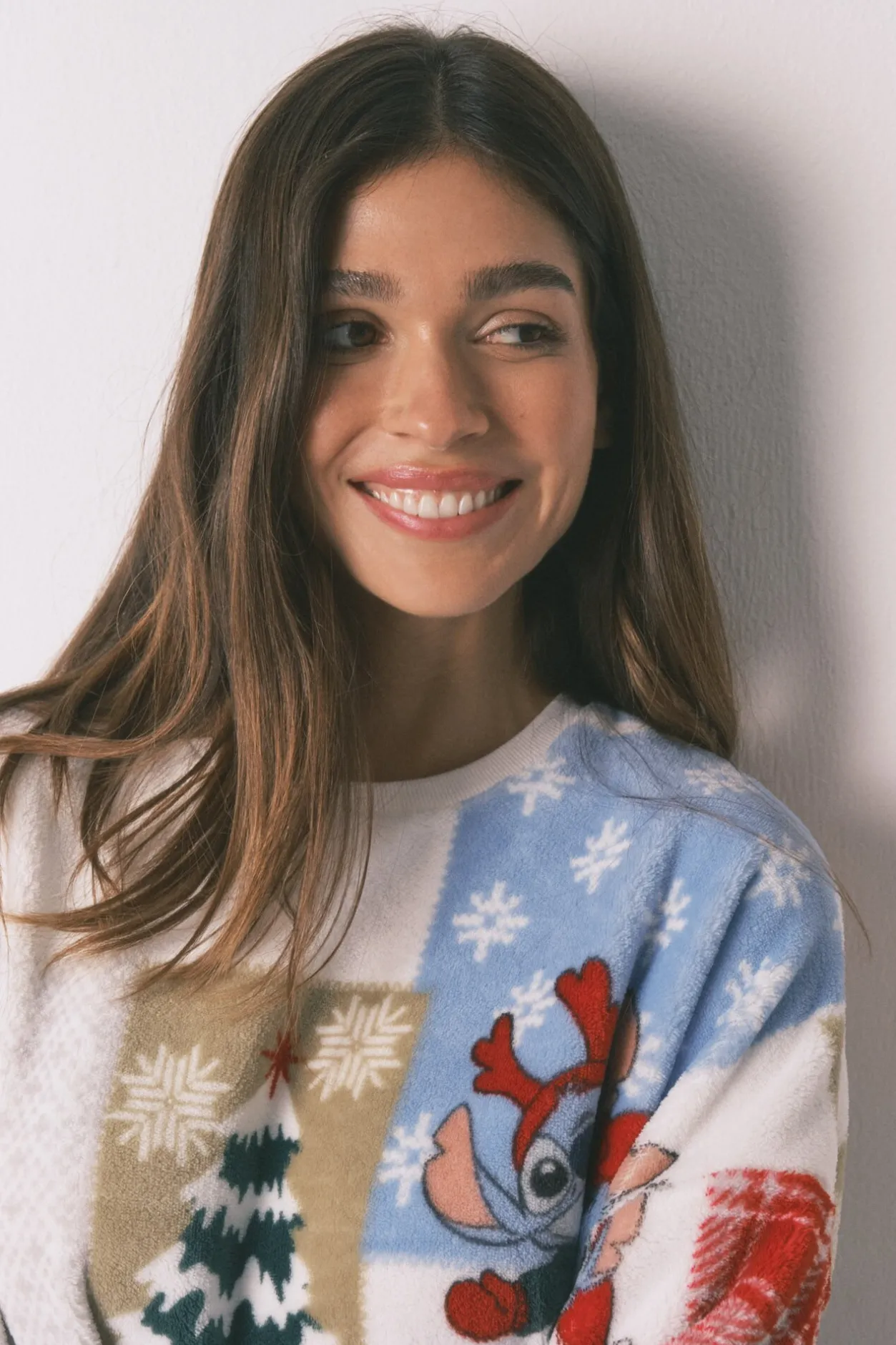 Women'secret Pijama Stitch tejido polar estampado Sale