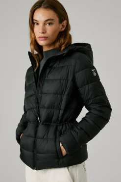 Pepe Jeans Plumífero Acolchado Con Capucha negro Online