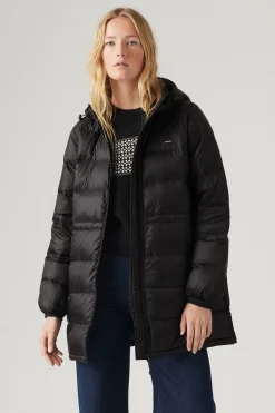 Levi's Plumífero largo Levis® Negro Clearance