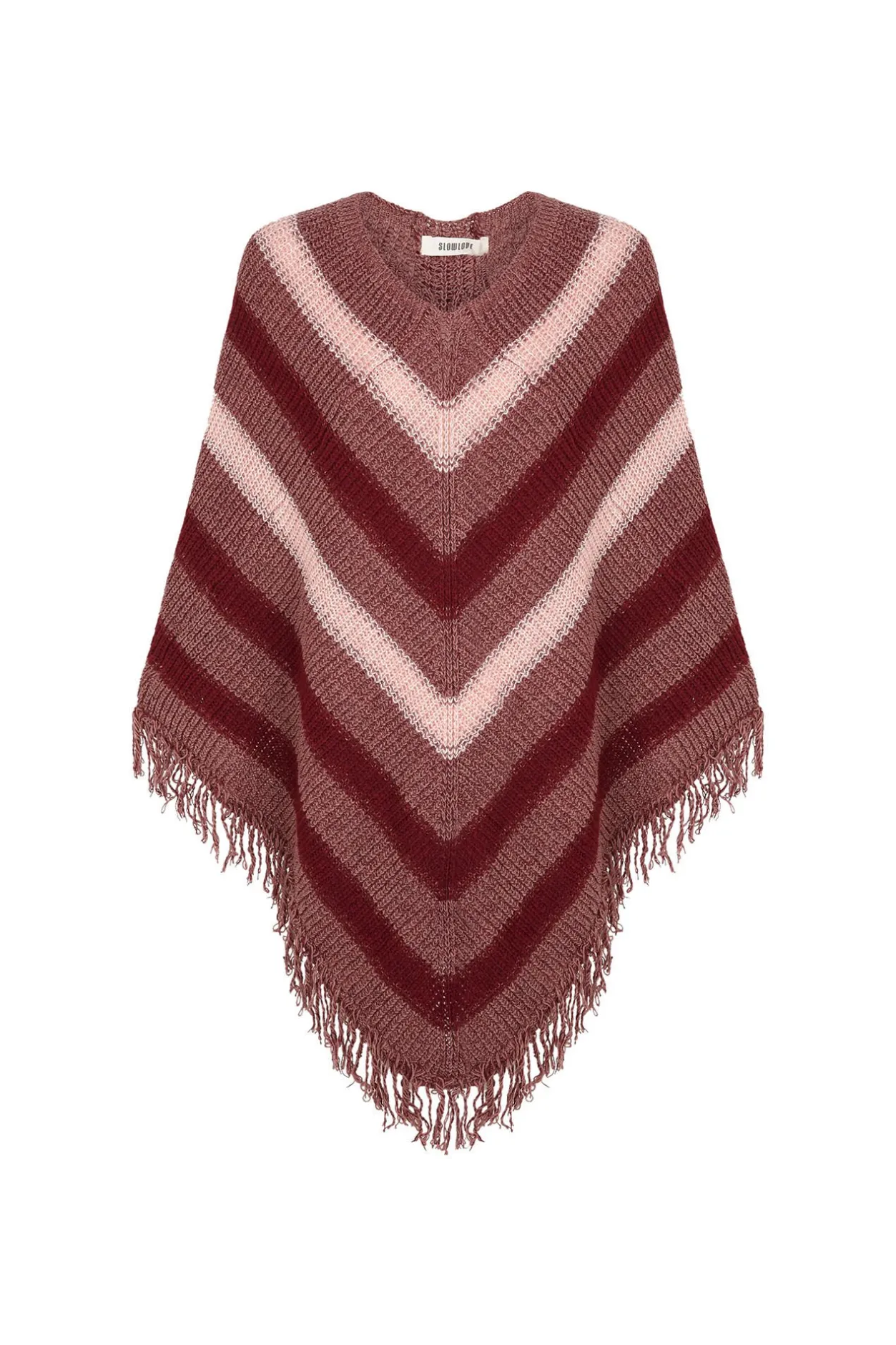 Slowlove Pocho rayas Granate