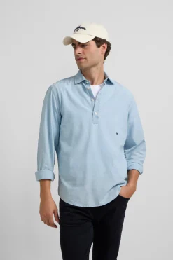 Silbon Polera sport denim Azul New