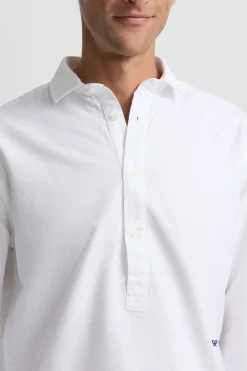 Silbon Polera sport oxford Blanco Sale