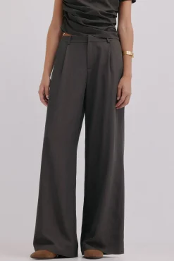 Hoss Intropia Poline. Pantalones fluidos Gris Discount