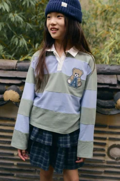 Springfield Kids Polo a rayas niña verde Best