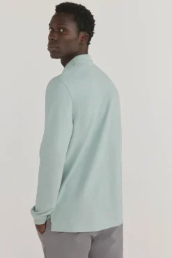 Pedro del Hierro Polo básico manga larga Azul Best