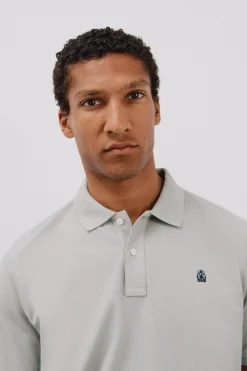 Cortefiel Polo básico piqué Kaki New