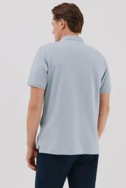 Cortefiel Polo básico piqué Azul Clearance