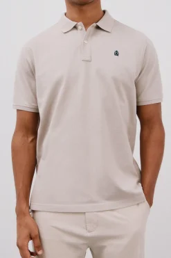 Cortefiel Polo básico piqué Beige New