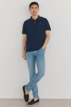 Pedro del Hierro Polo básico piqué Azul Online