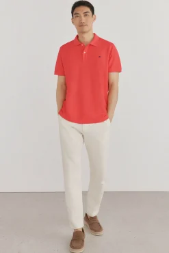 Pedro del Hierro Polo básico piqué Rojo Discount