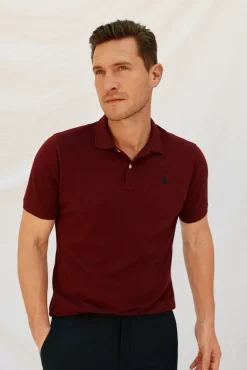 Cortefiel Polo básico piqué Vino Online