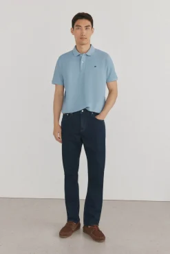 Pedro del Hierro Polo básico piqué Azul Hot