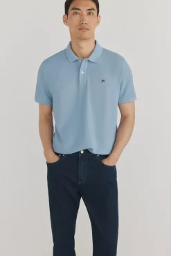 Pedro del Hierro Polo básico piqué Azul Hot