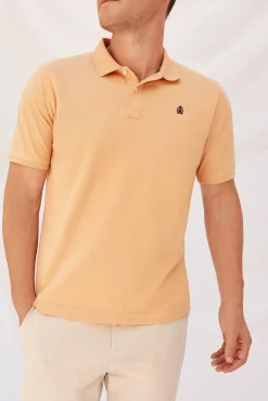 Cortefiel Polo básico piqué Amarillo Online